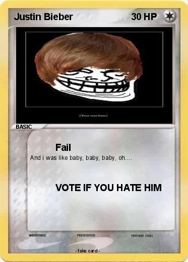 Pokemon Justin Bieber