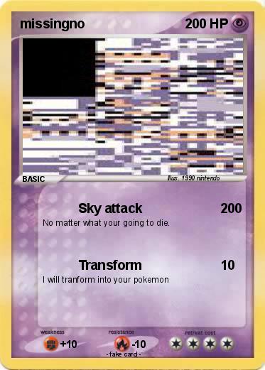 Pokemon missingno