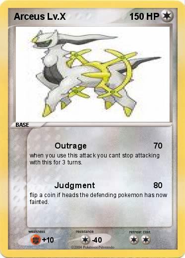 Pokemon Arceus Lv.X