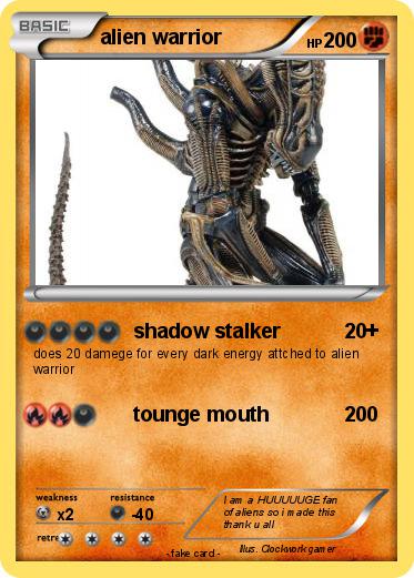 Pokemon alien warrior