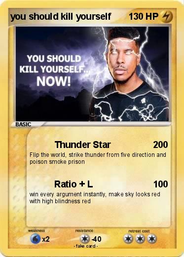 Pokemon you should kill yourself