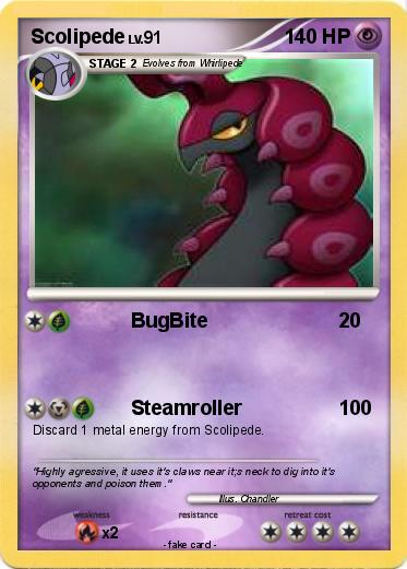 Pokemon Scolipede