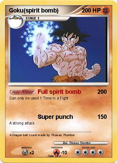Pokemon Goku(spirit bomb)