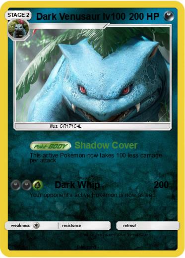 Pokemon Dark Venusaur lv100