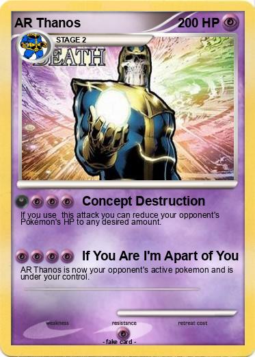 Pokemon AR Thanos