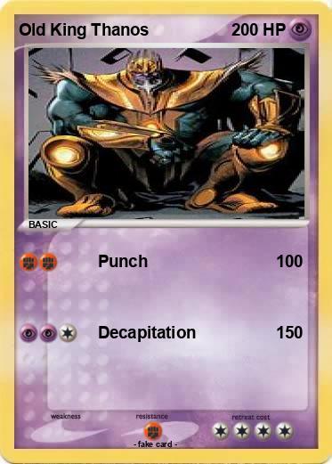 Pokemon Old King Thanos