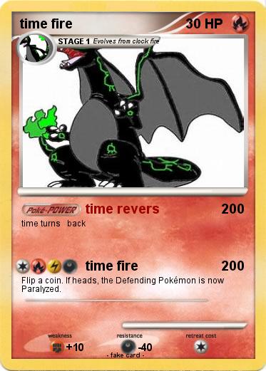 Pokemon time fire
