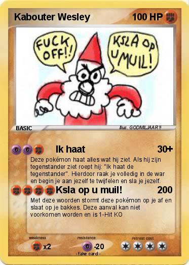 Pokemon Kabouter Wesley