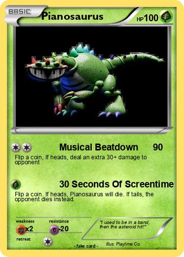 Pokemon Pianosaurus