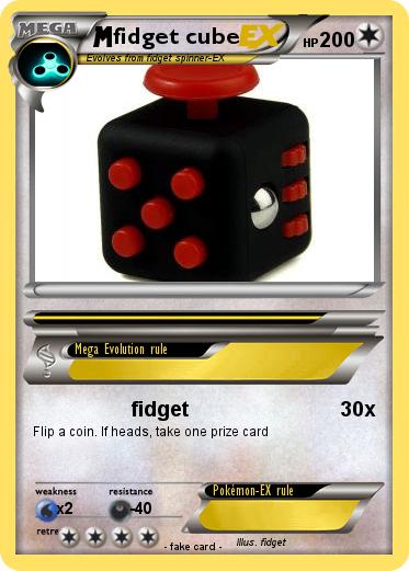 Pokemon fidget cube