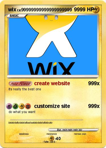 Pokemon wix