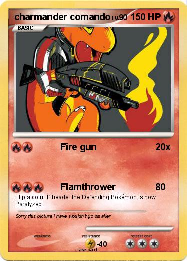 Pokemon charmander comando