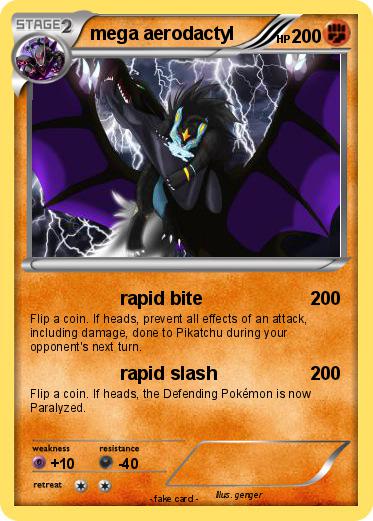 Pokemon mega aerodactyl