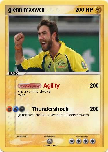 Pokemon glenn maxwell