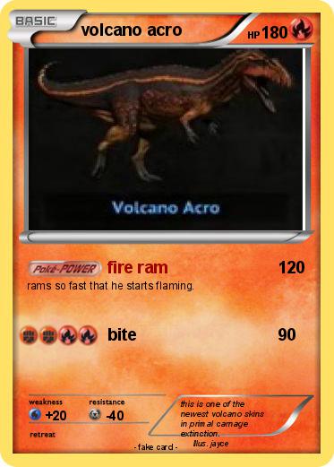 Pokemon volcano acro