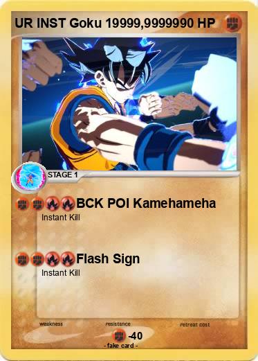 Pokemon UR INST Goku 19999,99999