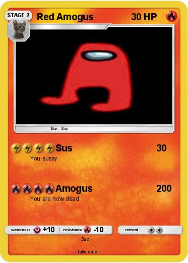 Pokemon Red Amogus