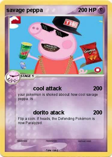 Pokemon savage peppa