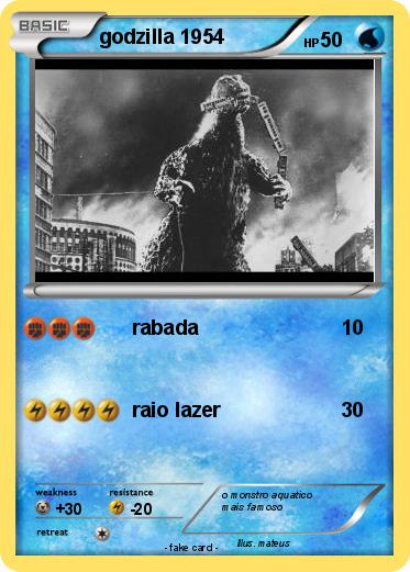 Pokemon godzilla 1954