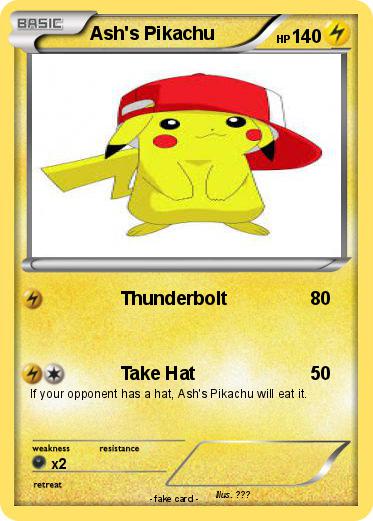 Pokemon Ash's Pikachu