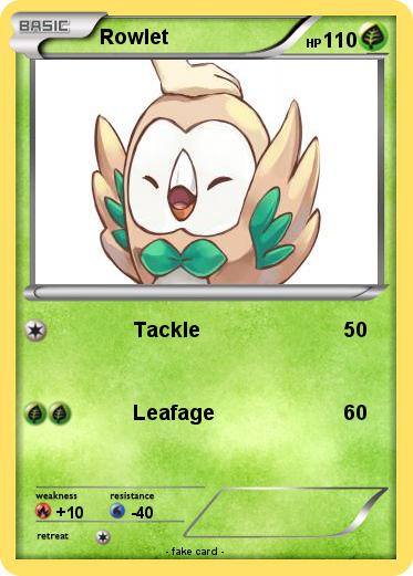 Pokemon Rowlet