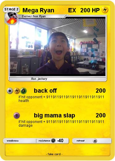 Pokemon Mega Ryan         EX