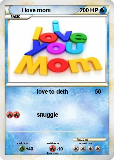 Pokemon i love mom