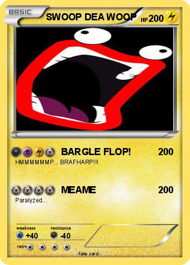 Pokemon SWOOP DEA WOOP