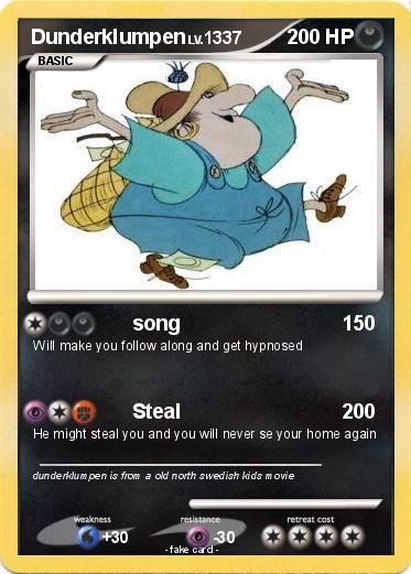 Pokemon Dunderklumpen