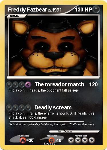 Pokemon Freddy Fazbear