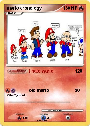 Pokemon mario cronology