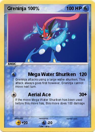 Pokemon Greninja 100%