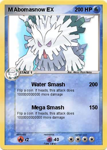 Pokemon M Abomasnow EX
