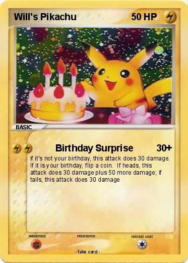 Pokemon Will's Pikachu