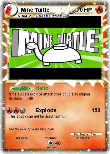 Pokemon Mine Turtle