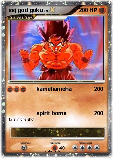 Pokemon ssj god goku
