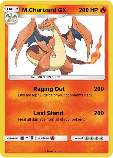 Pokemon M.Charizard GX