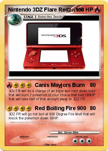 Pokemon Nintendo 3DZ Flare Redz
