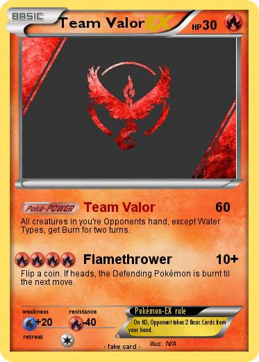 Pokemon Team Valor