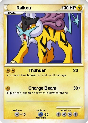 Pokemon Raikou