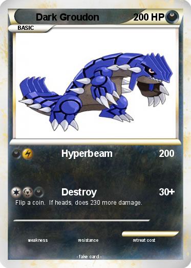 Pokemon Dark Groudon