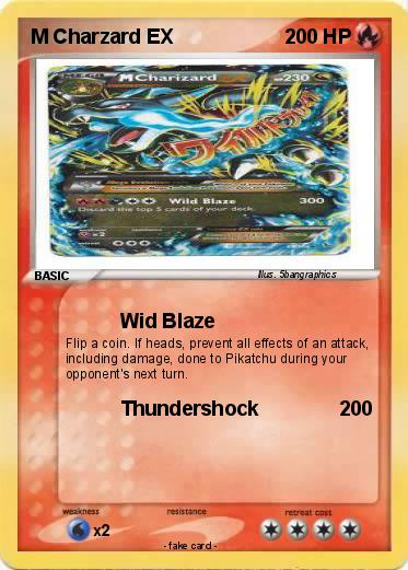 Pokemon M Charzard EX