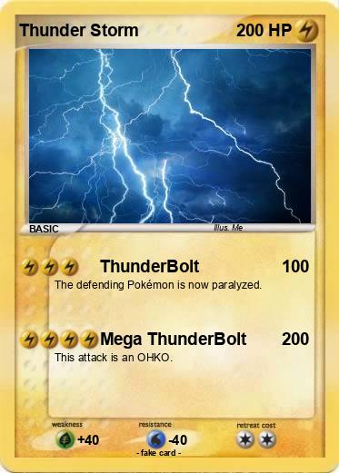 Pokemon Thunder Storm