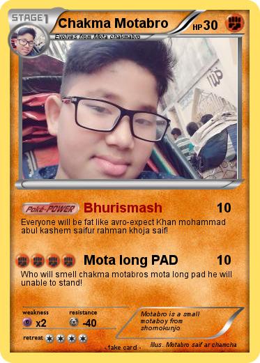 Pokemon Chakma Motabro
