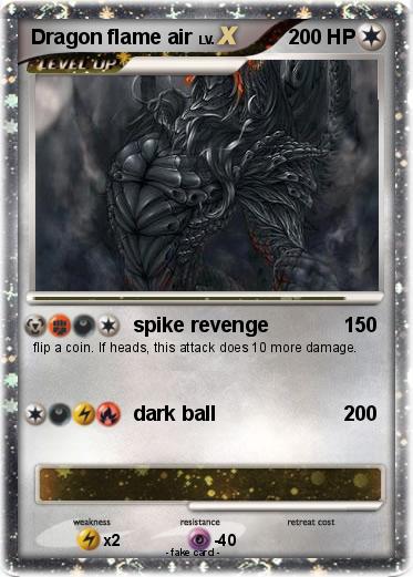 Pokemon Dragon flame air