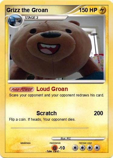 Pokemon Grizz the Groan