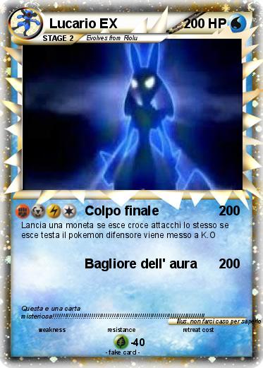 Pokemon Lucario EX