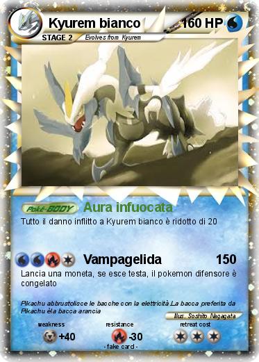 Pokemon Kyurem bianco