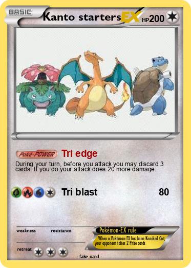 Pokemon Kanto starters