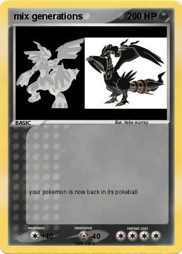 Pokemon mix generations